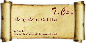Téglás Csilla névjegykártya